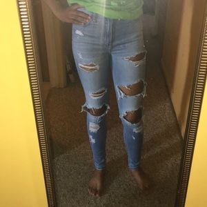 Hollister Highrise skinny jeans